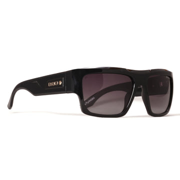 ÓCULOS DE SOL EVOKE THE BOX A01P BLACK SHINE GOLD GRAY GRADIENT POLARIZADO