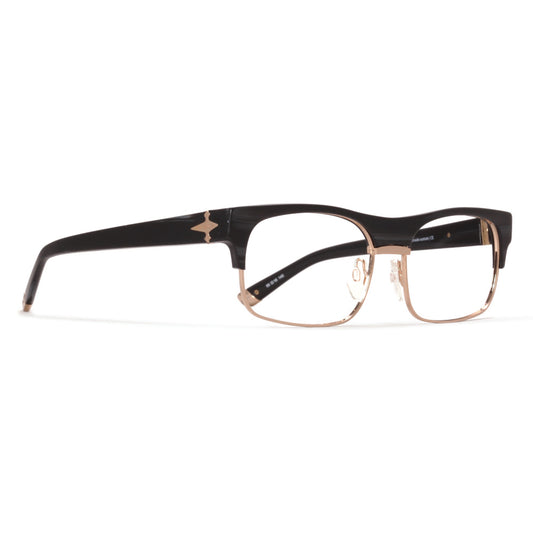 Óculos de Grau Evoke Capo IV E01 BLACK MARBLED GOLD TAM 56 MM