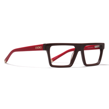 UPPER I D01 BROWN TEMPLERED GOLD PRESCRIPTION FRAME