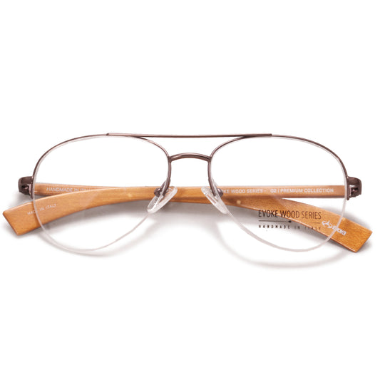 ARMAÇÃO DE GRAU EVOKE WOOD RX2 05A BROWN