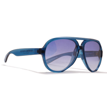 Óculos de Sol Diamond Aviator T02 Crystal Blue/ Blue Gold Flash