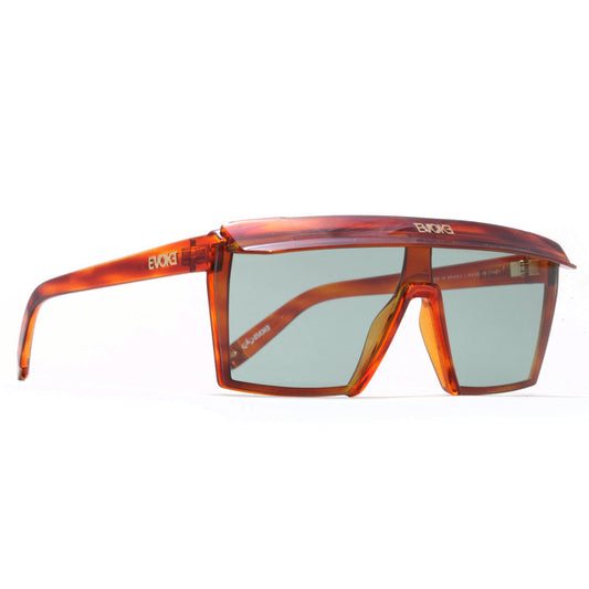 ÓCULOS DE SOL FUTURAH G22 HAVANNA RETRO GOLD LIGHT GREEN TOTAL