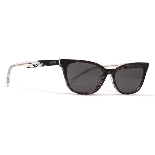 ÓCULOS DE SOL X PEDRO BARROS EVK 33 PBG22 DEMI BLACK GRAY TOTAL