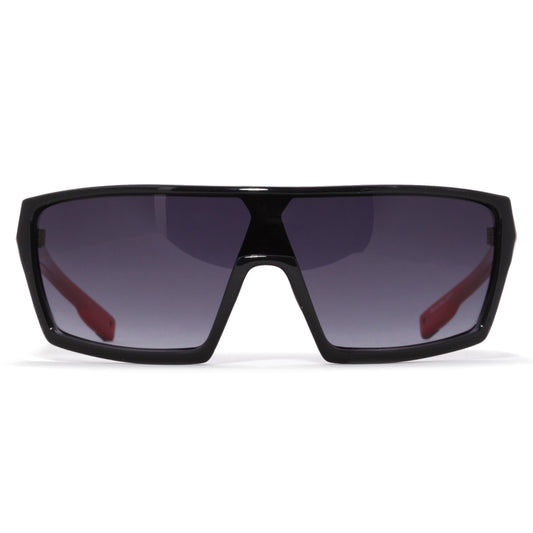 ÓCULOS DE SOL BIONIC BETA AC01 BLACK SHINE RED GRAY GRADIENT