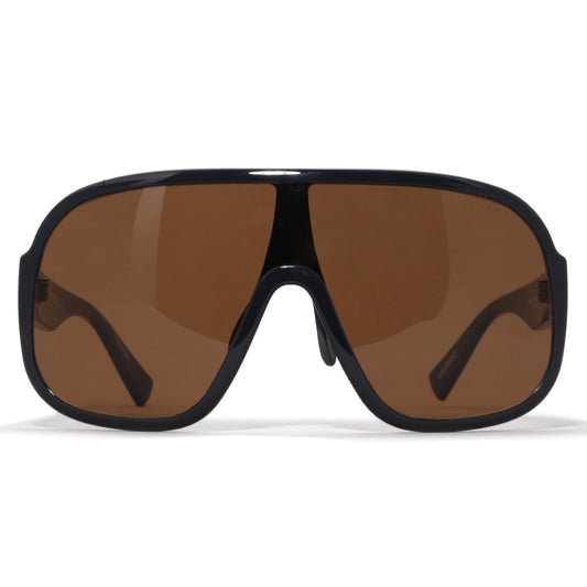 ÓCULOS DE SOL AMPLIFIER GOGGLE HIGH-END A01 MIDNIGHT SHINE BROWN TOTAL