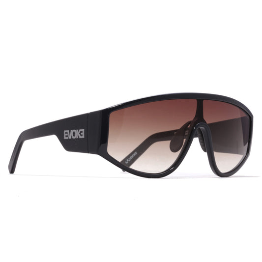 ÓCULOS DE SOL ON COURT HIGH-END A01T BLACK SHINE BROWN GRADIENT