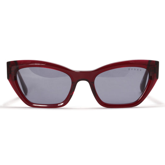 Evoke EVK 42 C02 Crystal Wine Blue Sunglasses