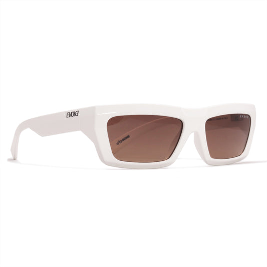 ÓCULOS DE SOL OUTLAW HIGH-END B01T WHITE SHINE BLACK BROWN GRADIENT