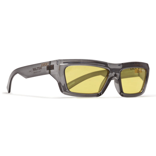 Óculos de Sol Outlaw High-end H02 Crystal Grey Gold Yellow Total