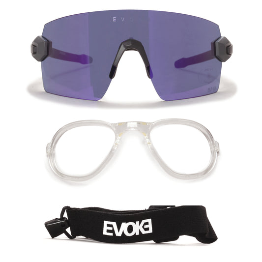 ÓCULOS DE SOL LIFE PERFORMANCE ELP 03 CROSS RIDE A12S MIDNIGHT GREY LILAC FLASH