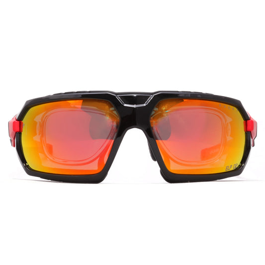 ÓCULOS DE SOL LIFE PERFORMANCE ELP 02 KITE LOOP A09P BLACK RED MATTE RED MIRROR