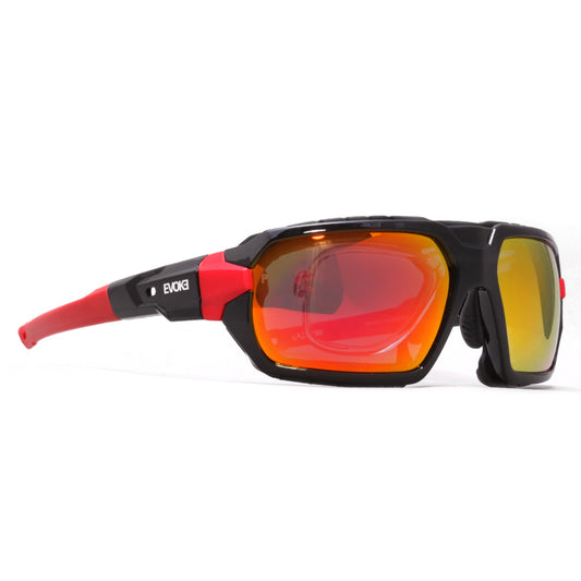 ÓCULOS DE SOL LIFE PERFORMANCE ELP 02 KITE LOOP A09P BLACK RED MATTE RED MIRROR
