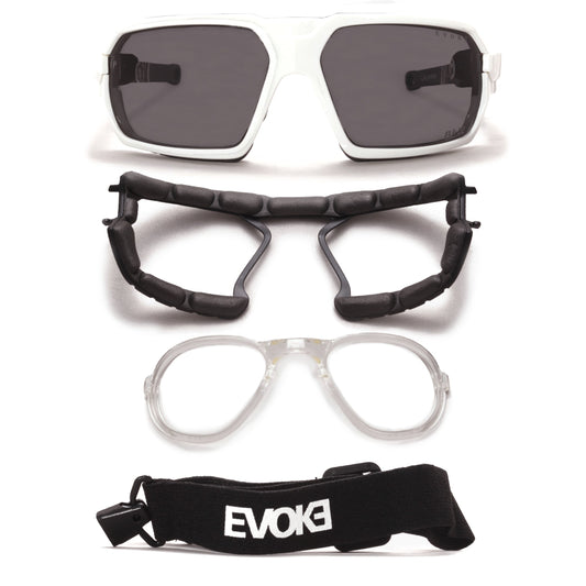 ÓCULOS LIFE PERFORMANCE ELP 02 KITE LOOP B01P WHITE SHINE BLACK GRAY TOTAL