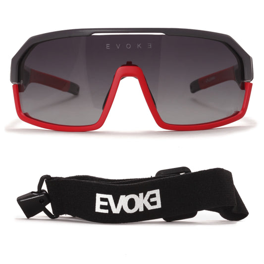 ÓCULOS DE SOL LIFE PERFORMANCE ELP 04 SPIKE A19P MIDNIGHT MATTE RED GRAY GRADIENT