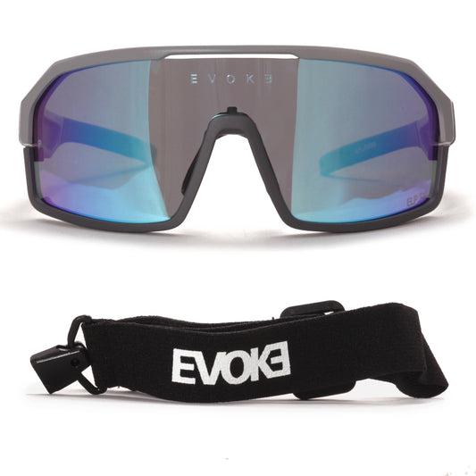 ÓCULOS LIFE PERFORMANCE ELP 04 SPIKE  H10P GRAY MATTE MIDNIGHT SILVER GREEN MIRROR