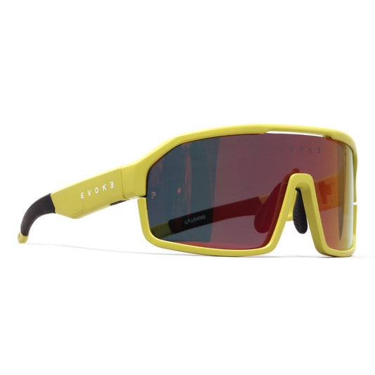 ÓCULOS LIFE PERFORMANCE ELP 04 SPIKE J18P LEMON YELLOW MATTE RED MIRROR