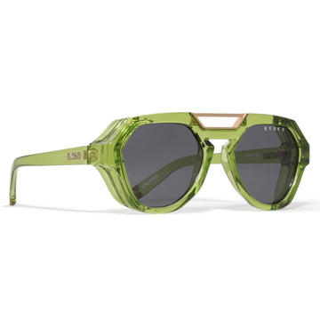 ÓCULOS DE SOL AVALANCHE E02 CRYSTAL GREEN MATTE GOLD