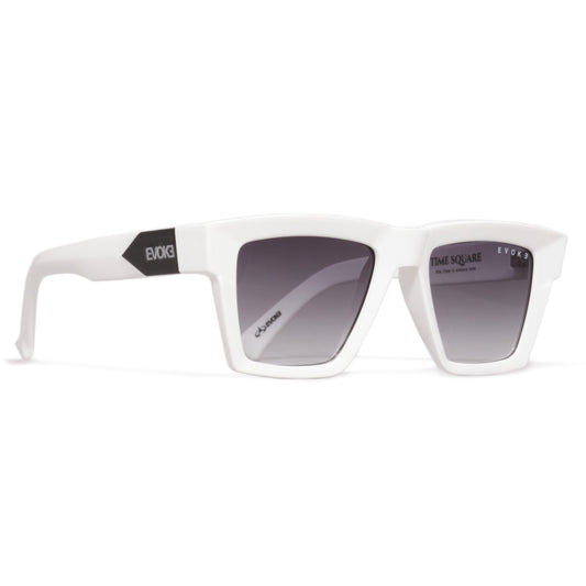 ÓCULOS DE SOL TIME SQUARE B02  SHINE WHITE GRAY GRADIENT