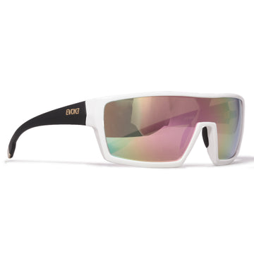 ÓCULOS DE SOL BIONIC BETA BA02S SHINE WHITE MATTE BLACK ROSE MIRROR
