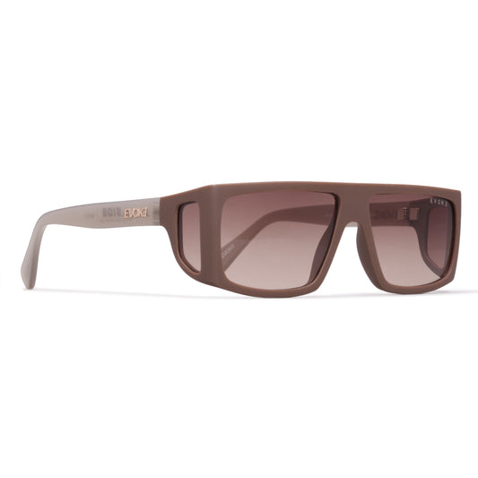 ÓCULOS DE SOL NEW B-SIDE BRH12 MATTE BROWN GRAY BROWN GRADIENT