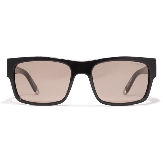 ÓCULOS DE SOL NEW CAPO I BRA01 SHINE BLACK BROWN TOTAL