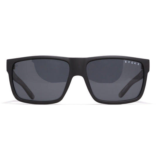 ÓCULOS DE SOL NEW CAPO V BRA11 MATTE BLACK GRAY TOTAL