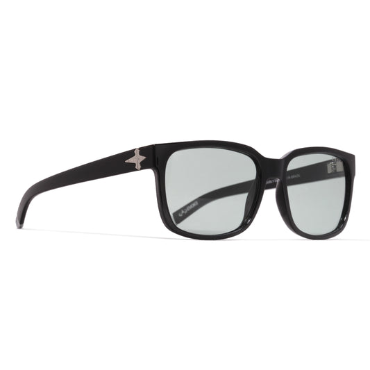 ÓCULOS DE SOL NEW CAPO VI BRA01 SHINE BLACK GREEN TOTAL