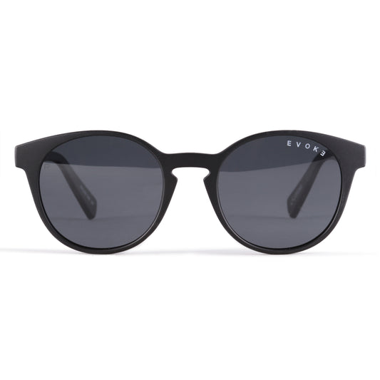 ÓCULOS DE SOL NEW EVK 20 BRA11 MATTE BLACK GRAY TOTAL