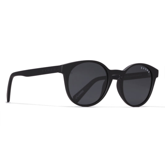 ÓCULOS DE SOL NEW EVK 20 BRA11 MATTE BLACK GRAY TOTAL