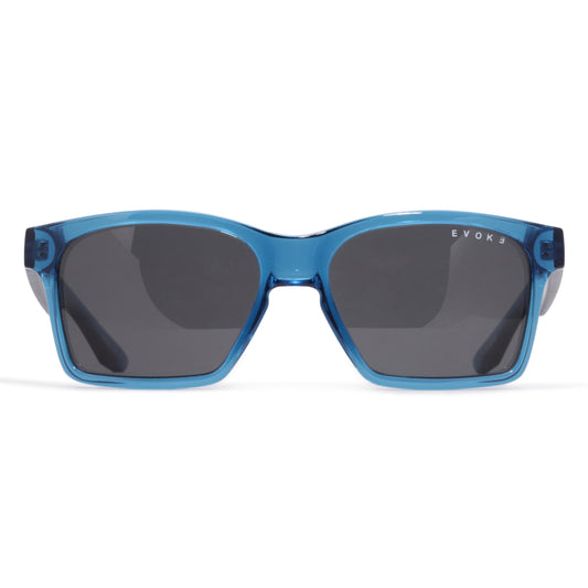 ÓCULOS DE SOL NEW THUNDER BRD02  CRYSTAL BLUE GRAY TOTAL