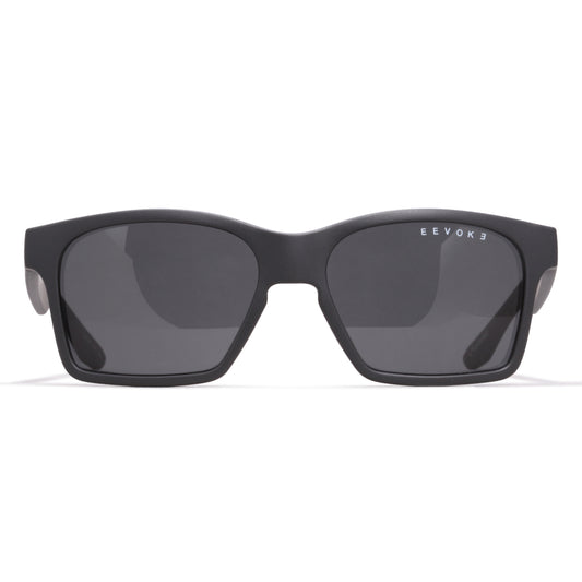 ÓCULOS DE SOL NEW THUNDER BRH11 MATTE BLACK GRAY TOTAL