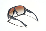 Óculos de Sol Evoke Amplifier Goggle High-end A01T Midnight Shine Gun Brown Gradient TAM 139 MM