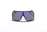 Óculos de Sol Evoke Amplifier Goggle High-end A12S Midnight Matte Gun Lilac Flash TAM 139 MM