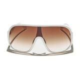 Óculos de Sol Evoke Amplifier Goggle High-end B01T White Gold Brown Gradient TAM 139 MM