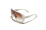 Óculos de Sol Evoke Amplifier Goggle High-end B01T White Gold Brown Gradient TAM 139 MM