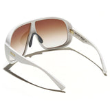 Óculos de Sol Evoke Amplifier Goggle High-end B01T White Gold Brown Gradient TAM 139 MM