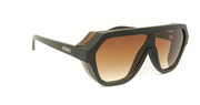 Óculos de Sol Evoke Avalanche Dive WD01 Black Matte Radica Gun Brown Gradient TAM 130 MM