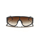 Óculos de Sol Evoke On Court High-end A01T BLACK SHINE BROWN GRADIENT TAM 139 MM