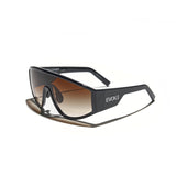 Óculos de Sol Evoke On Court High-end A01T BLACK SHINE BROWN GRADIENT TAM 139 MM