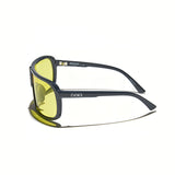 Óculos de Sol Evoke Nosedive High-end A02 Midnight Shine Silver Yellow Total TAM 137 MM