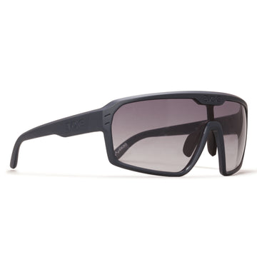 ÓCULOS DE SOL EVOKE BLOCK FLOW D11 BLUE PETROIL MATTE GRAY GRADIENT