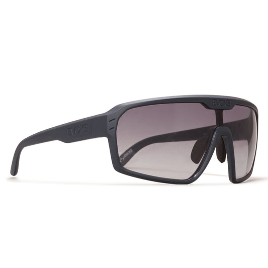 ÓCULOS DE SOL EVOKE BLOCK FLOW D11 BLUE PETROIL MATTE GRAY GRADIENT