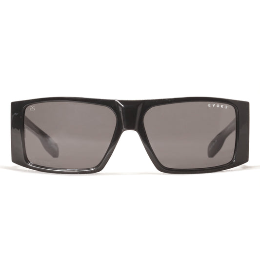 ÓCULOS DE SOL Evoke X Yago Dora Bomber YD01X Black Shine Black HD Filter