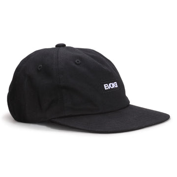 Evoke Boné Supercap Liso Frente Americana Mediterrâneo Preto logo Bordado