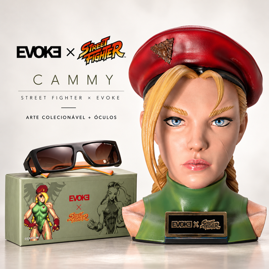 EVOKE X STREET FIGHTER CAMMY B-SIDE ART PIECE EDICIÓN 1/1 - Pintado a mano por Julio Torquetti