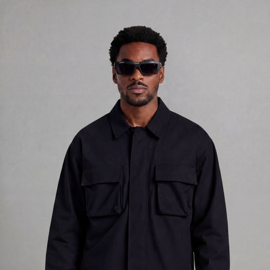 ÓCULOS DE SOL EVOKE OUTLAW  X HENRIQUE FOGAÇA HFA12 MATTE BLACK GRAY