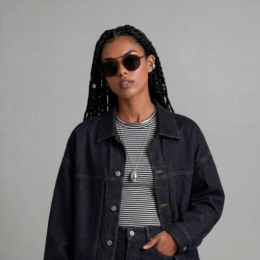 SUNGLASSES FOR YOU DS19 BR09A MATTE BLACK TOTAL GRAY