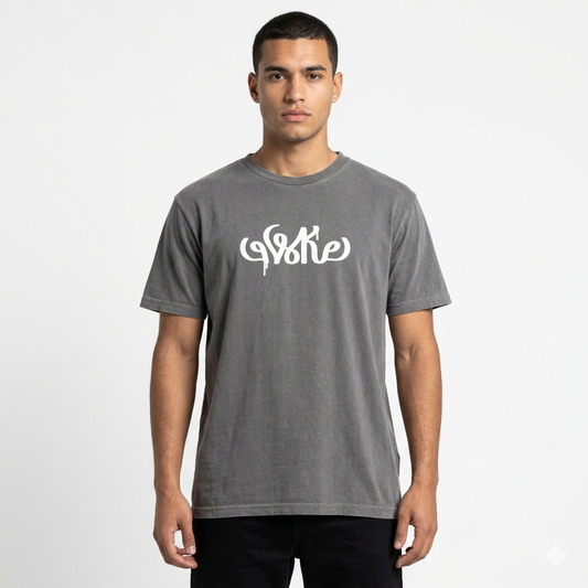 Camiseta Evoke Fio 30 Tinturado - Evoke Letering - Black