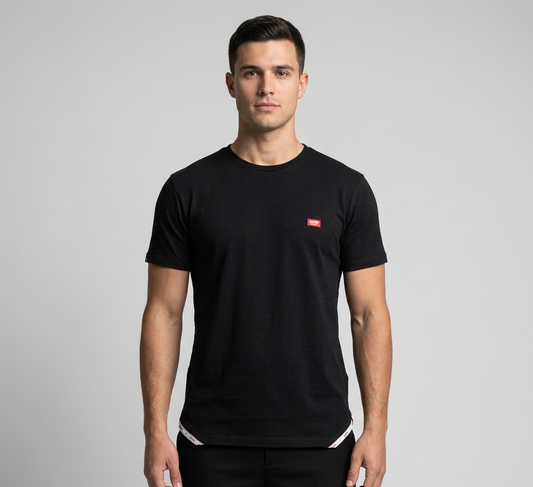Camiseta Evoke ID 09 Malhão Bevel Preto