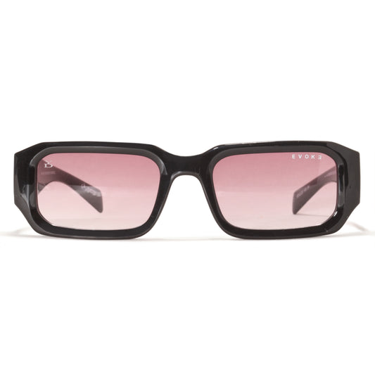 ÓCULOS DE SOL Evoke X Yago Dora For You DS97 YD03 Black Shine Pink Gradient HD Filter